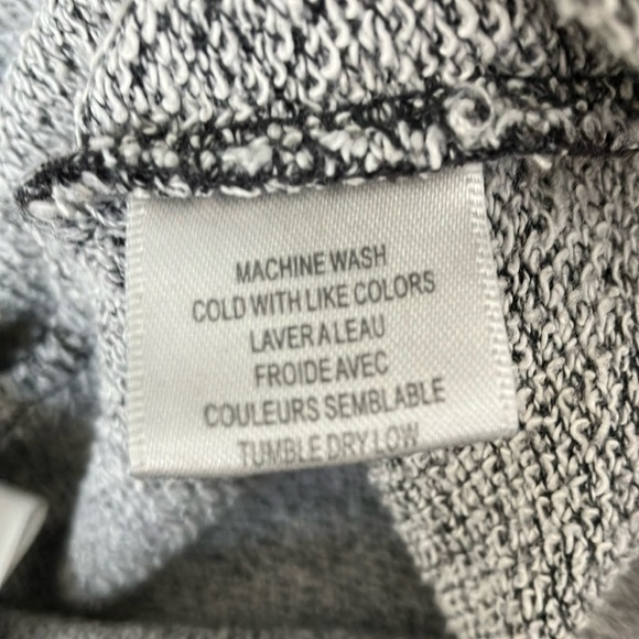 Bobi women’s medium size heather/ charcoal Gray sweatshirt 3/4 sleeve  Sweater - Picture 10 of 16